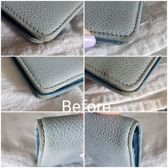 **SOLD** Authentic Pre-owned Chanel Caviar Timeless Bi-Fold Wallet - Picture 11 of 15